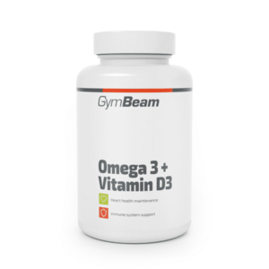 GymBeam Omega 3 + Vitamin D3 kép