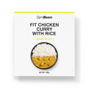 GymBeam FIT Chicken curry with rice Ready to eat kép