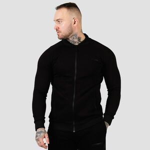 GymBeam Classic Zipper Hoodie Black pulóver kép