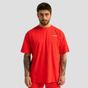 GymBeam Limitless Oversized póló Hot Red kép