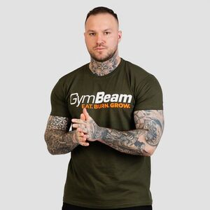 GymBeam Grow póló Military Green kép