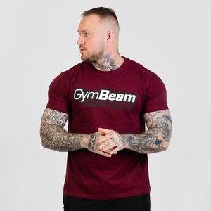 GymBeam Beam póló Burgundy kép