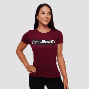 GymBeam Beam női póló Burgundy kép