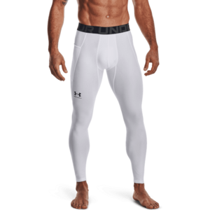 Under Armour HG Armour kompressziós férfi leggings White kép