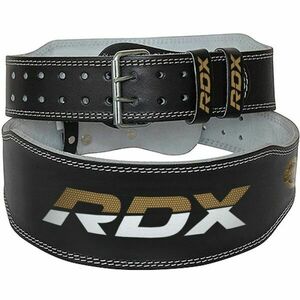 RDX Sports Edzőöv 6“ Leather Black/Gold kép