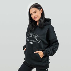 NEBBIA Gym Rat Oversized női pulóver Black kép