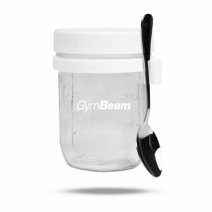 GymBeam Reggeliző pohár White 350 ml kép