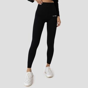 GymBeam FLO Ribbed női leggings Black kép