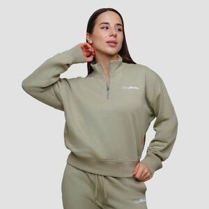 GymBeam Agile 1/2 Zip női pulóver Sage kép