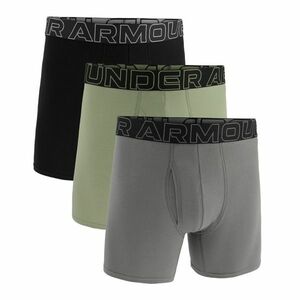 Under Armour Perf Cotton férfi boxeralsó 6in 3Pack Green kép