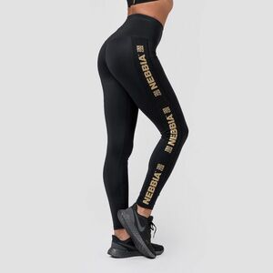 Intense Gold Classic Black női leggings - NEBBIA kép