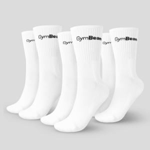 GymBeam Ponožky 3/4 Socks 3Pack White kép