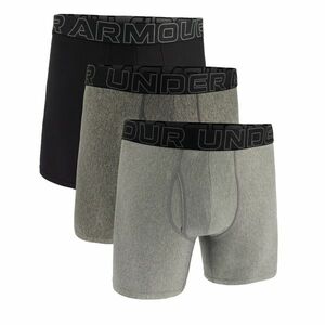 Under Armour M Perf Tech férfi boxeralsó 6in 3pack Grey kép