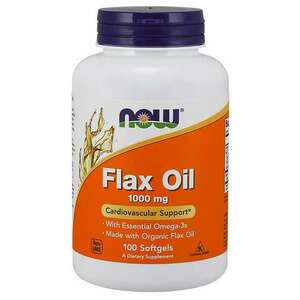 NOW Foods Flax Oil 1000 mg kép