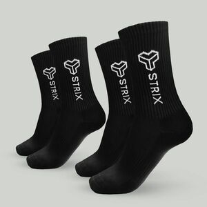 STRIX Essential Crew zokni 2Pack Black kép