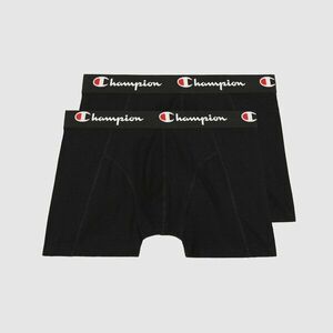 Champion Smooth Seam boxeralsó 2Pack Black kép