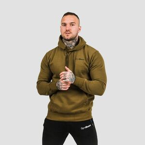 GymBeam Mikina Athlete Military Green Black kép