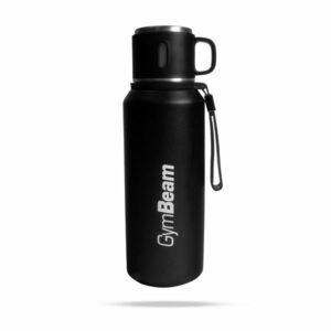 GymBeam Vákuumos acél flakon Black 1000 ml kép