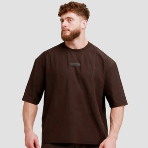 GymBeam Unstoppable oversized póló Brown kép