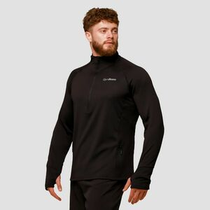 GymBeam Pulse 1/2 Zip futófelső Black kép