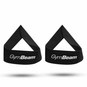 GymBeam Loop Lifting Straps Black kép