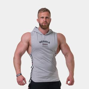 NEBBIA Hoodie tank top Grey kép