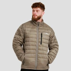 GymBeam Puffer férfi kabát Vetiver/Black kép