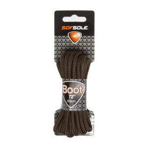 Cipőfűző SOFSOLE LACES OUTDOOR 801980 DARK BROWN WAXED 183 CM kép