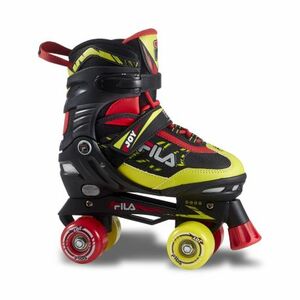 Junior kétsoros görkorcsolya FILA SKATES JOY BLACK RED LIME kép