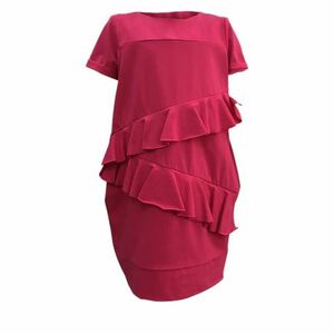 Lányok ruha JANA POLAK Frill girl fuchsia kép