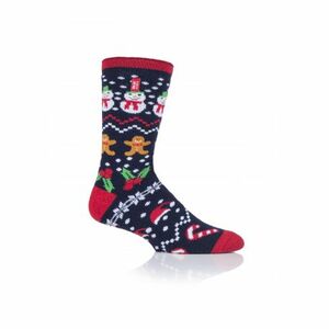 Férfi zokni HEAT HOLDERS 1 PACK-MENS 1 PR LITE CHRISTMAS SOCKS 4-8 FESTIVE FUN-FESTIV kép