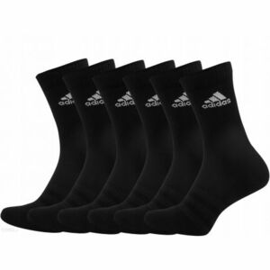 Zokni ADIDAS CUSH CRW 6PP BLACK BLACK BLACK BL kép