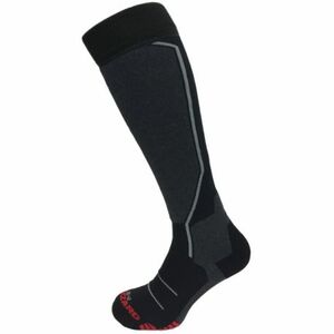 Sí térdzokni (zokni) BLIZZARD Allround ski socks, black anthracite grey red kép