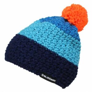 Téli sapka BLIZZARD Tricolor, blue navy orange kép