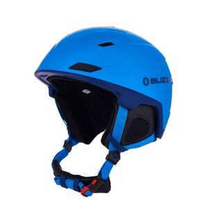 Sí sisak BLIZZARD Double ski helmet, blue matt dark blue, big logo kép