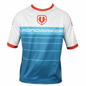 Rövid ujjú kerékpáros mez MONDRAKER Enduro Trail Jersey short, petrol white red kép