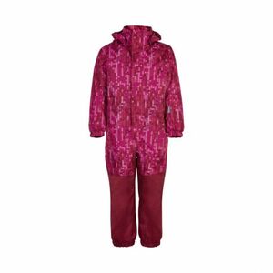 Lány téli overál COLOR KIDS Coverall AOP, AF 10.000-Beet Red kép