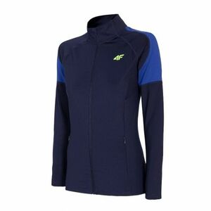 Női edzőpulóver cipzárral 4F WOMENS FUNCTIONAL SWEATSHIRT-H4L21-BLDF012-30S-DARK BLUE kép