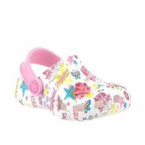 Gyermek crocs (rekreációs lábbeli) COQUI Little frog white pink kép