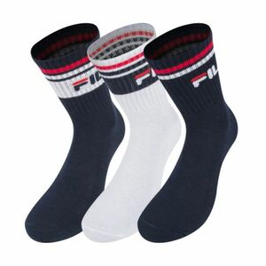 Fiú görkorcsolya zokni FILA BOYS-F6114N SOCKS 3-PACK-754 RED WHITE NAVY kép