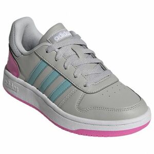 Gyerek szabadidős lábbelik ADIDAS Hoops 2.0 core grey two mint ton screaming pink kép