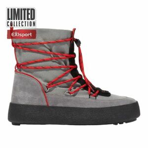 Férfi magas téli csizma MOON BOOT Mtrack Slip-On Sport grey red kép