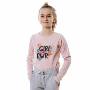 Hosszú ujjú lány póló AUTHORITY KIDS T-POWER pink kép