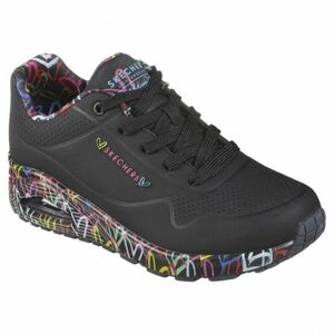 Női szabadidős lábbelik SKECHERS Uno Loving Love black kép