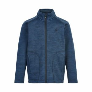 Fiú sídzseki cipzárral COLOR KIDS BOYS Fleece jacket, melange, dark blue kép