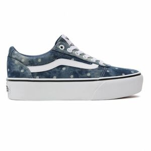 Női szabadidős lábbelik VANS WM Ward Platform (Denim Dots) moonlight blue white kép