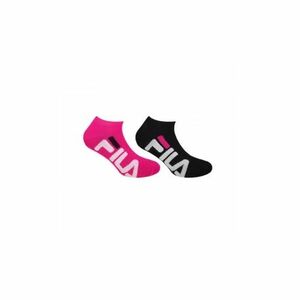 Női zokni FILA F9199 INVISIBLE SOCKS 2 PACK-629 BLACK FUXIA kép