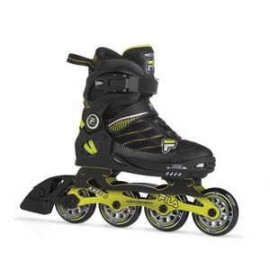 Junior görkorcsolyák FILA SKATES WIZY ALU BLACK LIME kép