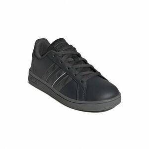 Junior szabadidős lábbelik ADIDAS Grand Court Camouflage carbon grey four core black kép