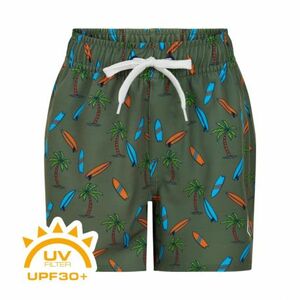 Fiú fürdőruha COLOR KIDS Swim shorts short AOP-dark ivy kép